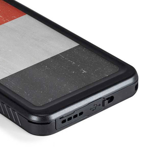 Yemen Flag Distressed Galaxy S23 Waterproof Case